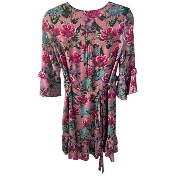 For Love & Lemons Churro Mini Dress in Pink Flamenco Size Small Gently Used - Picture 6 of 8